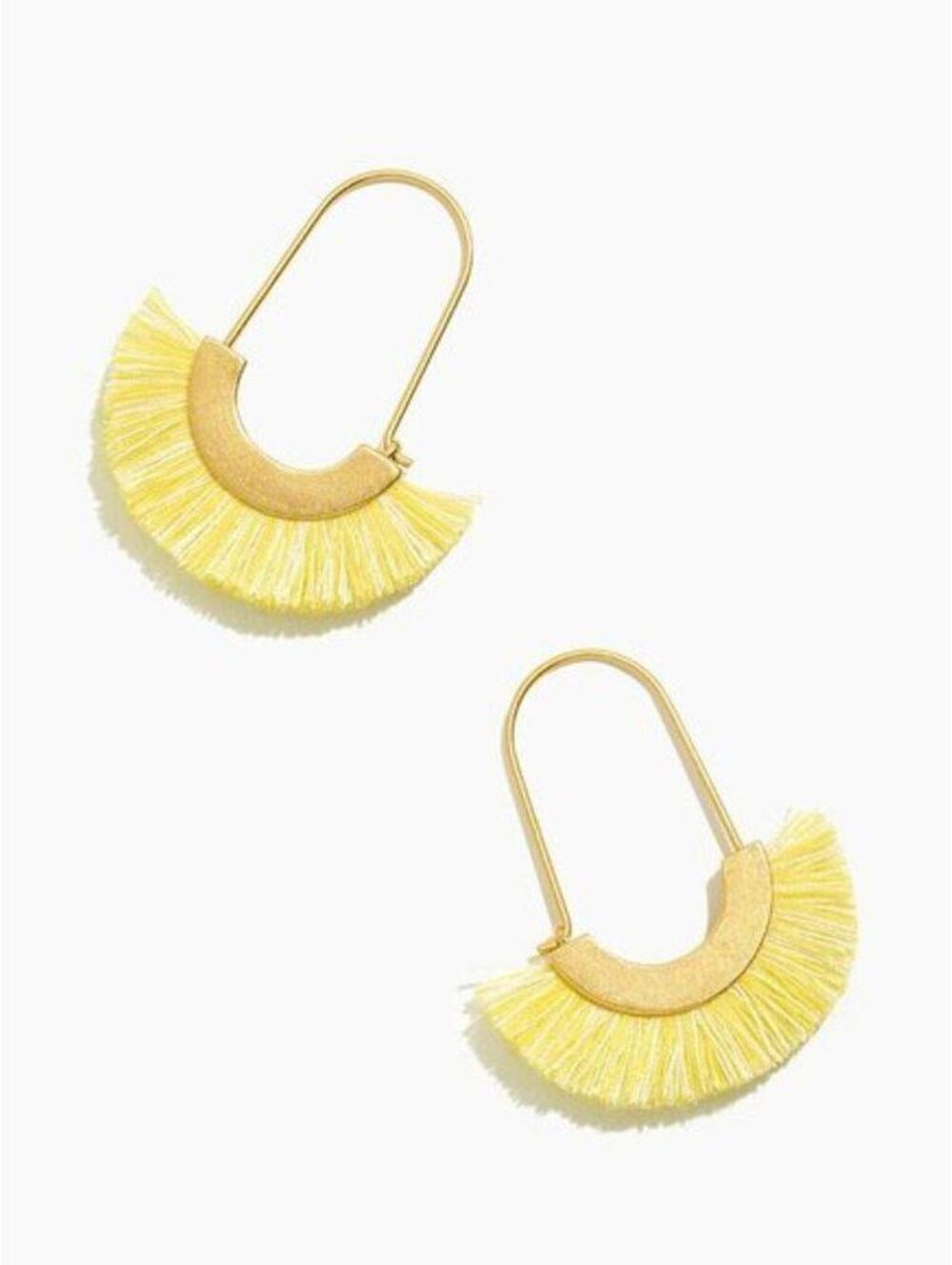 Madewell Arc Wire Fringe Earrings